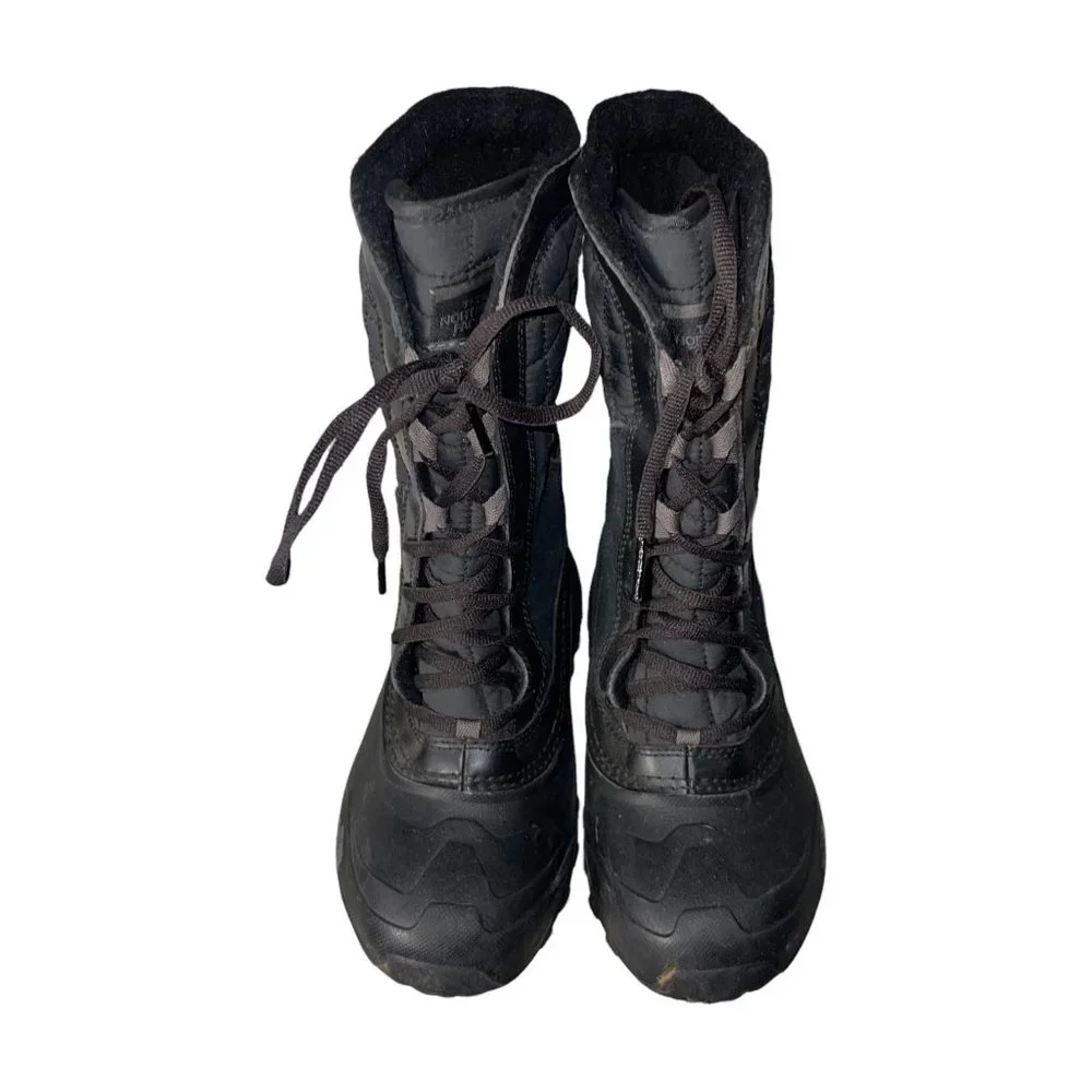 The North Face Thermoball Waterproof Leather Snow Ski Sledding Boots Girl's 4